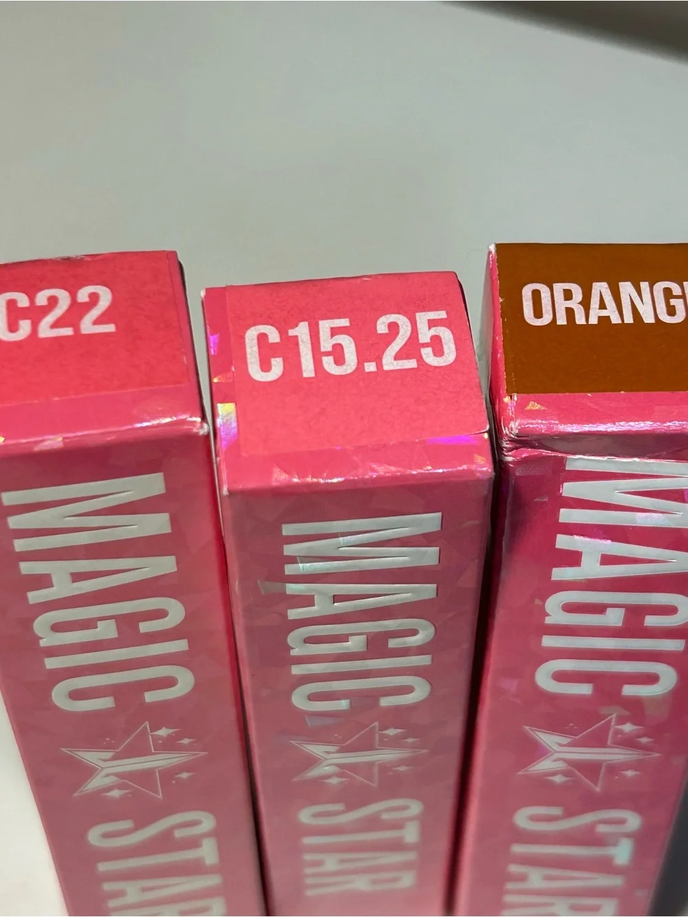 Jeffree Star Magic Star Concealer lot of three Orange C15.25 C22